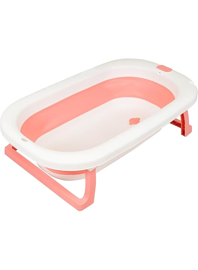 إيروريكس حوض استحمام قابل للطي للأطفال الصغار، حوض استحمام محمول للسفر للأطفال حديثي الولادة والرضع والأطفال الصغار مع سطح مانع للانزلاق - Image 1