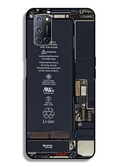 Tolwak غطاء حماية لهاتف Oppo A92 بنمط دائرة الهاتف  - Image 1