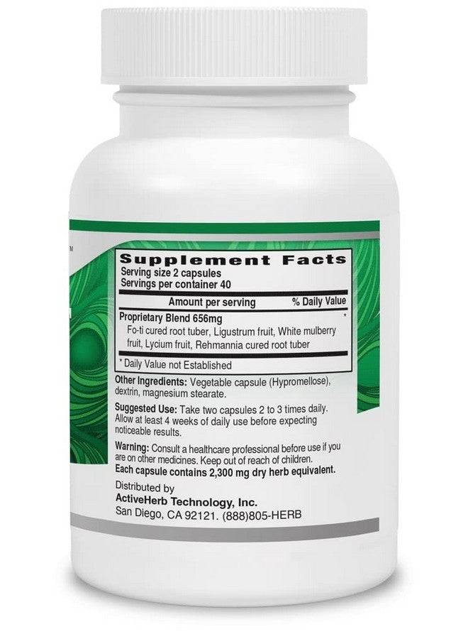 ActiveHerb HairVive Capsules 80 Veggie Capsules - Pack of 2 - Image 2