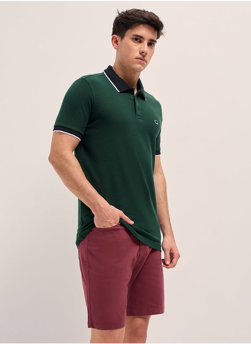 THE BEAR HOUSE Men’s Polo T-Shirt – Soft, Breathable Cotton, Classic Fit for All-Day Comfort, Stylish Casual Shirt for Summer, Everyday Wear & Outdoor Activities  - Image 3