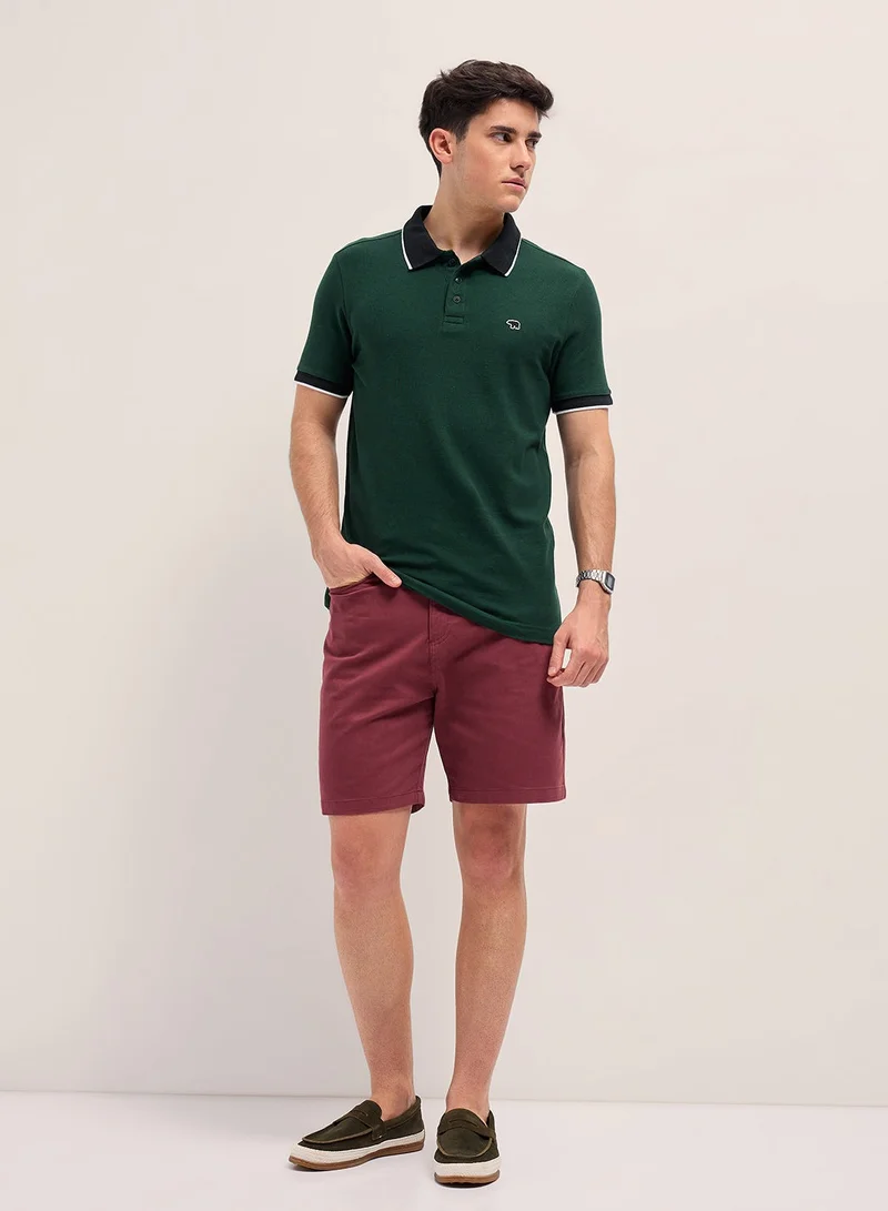 THE BEAR HOUSE Men’s Polo T-Shirt – Soft, Breathable Cotton, Classic Fit for All-Day Comfort, Stylish Casual Shirt for Summer, Everyday Wear & Outdoor Activities