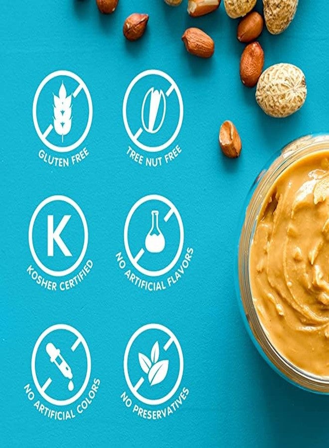 SKIPPY Creamy Peanut Butter Spread, No Sugar Added Peanut Butter, 40 Oz Jar - Image 4