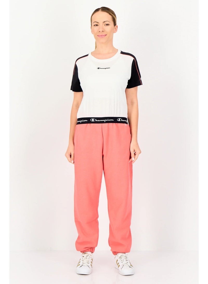 Champion Women Sportswear Fit Short Sleeve Outdoor Crop Top, Multicolor - Image 2