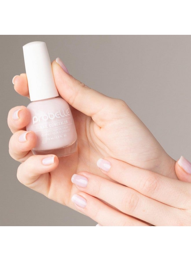 Probelle Illuminating Nail Concealer, Sheer Long Lasting Brightening Nail Polish for yellowing discolored nails, perfect finish for damaged nails with imperfections, Vegan, Gluten Free, Lilac Glow - Image 4