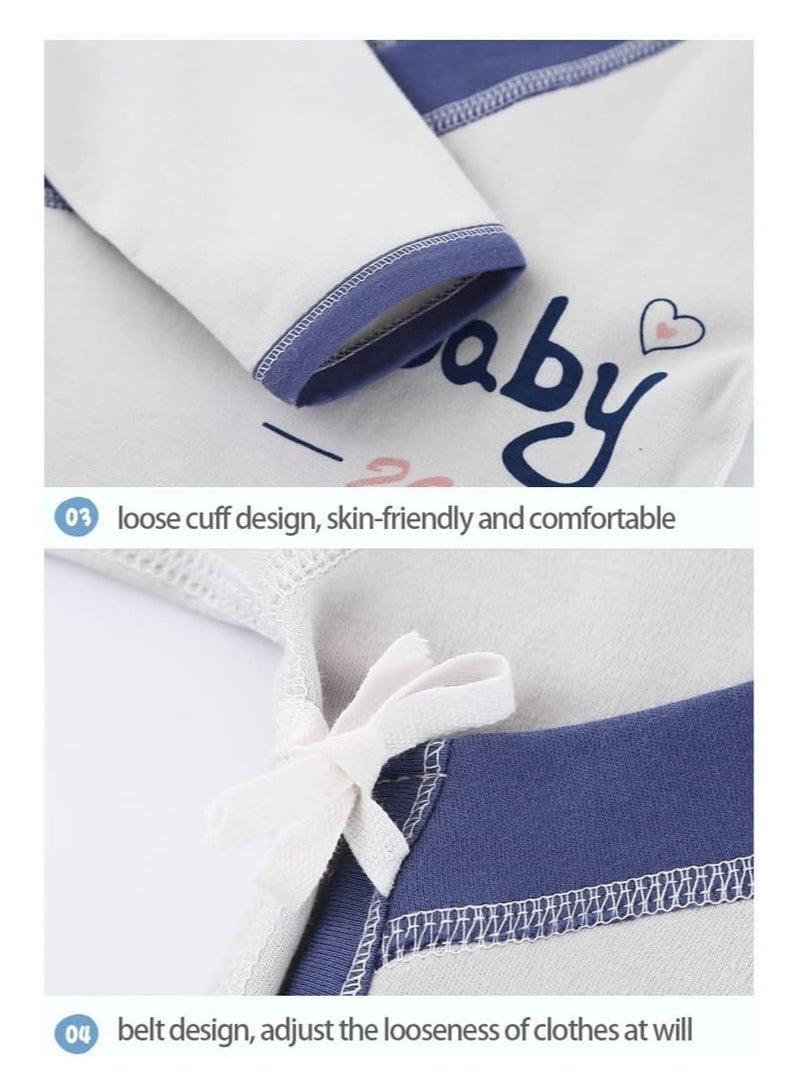 Newborn Layette Gift Set for Baby Boys or Girls 20 Piece Newborn Boy Clothes & Accessories Set Premium Cotton Baby Clothes Fits Newborn Baby Suit Set Cuddle Strap Bib Gloves Saliva Towel Pillow - Image 4