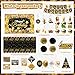 Mpanwen Beer Birthday Party Decorations Beer Aged to Perfection Birthday Party Decorations Decor Supplies for Men Backdrop Banner Cake Cupcake Toppers Tablecloth Hanging Swirls Wall Signs - Image 4