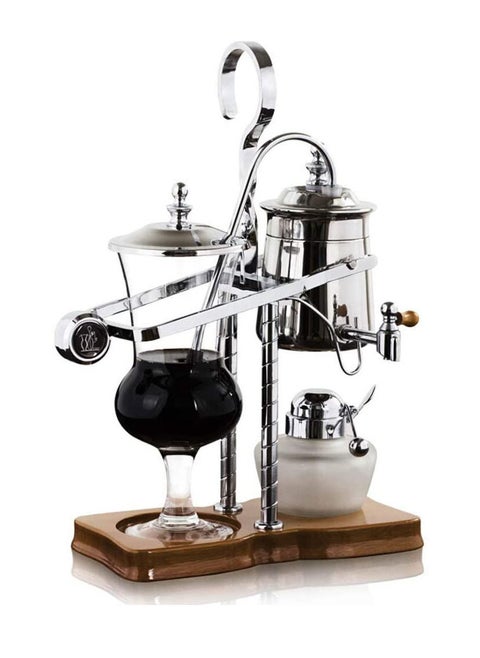 Coffee Maker Luxury Antique Syphon Machine Brewer Tea Siphon Brewer Elegant Double Ridged Fulcrum with Tee Handle
