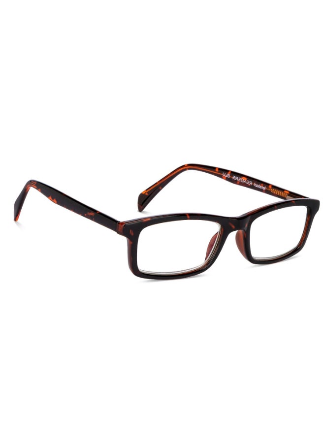 Lenskart Readers BLU | Tortoise Rectangular Full Rim Reading Eyeglasses | For Men & Women | For 2 Power | LR E11058 - Image 2