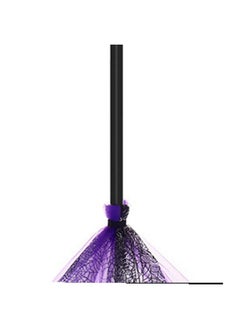 BinaryABC Halloween Witches Broom Plastic Witch Broomstickhalloween Witch Decoration Propswitch Costume Accessorieshalloween Supplies(Purple)  - Image 5