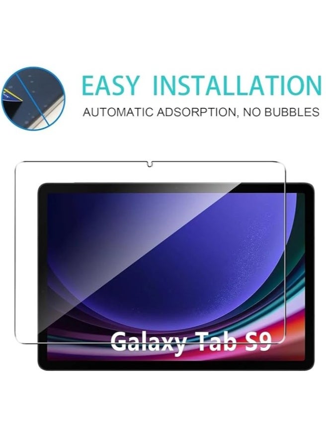 DUSALA Screen protector for Samsung Galaxy Tab S9 11 inch 2023 Edge to Edge Full Screen Coverage Anti Scratch Tempered Glass - Image 2