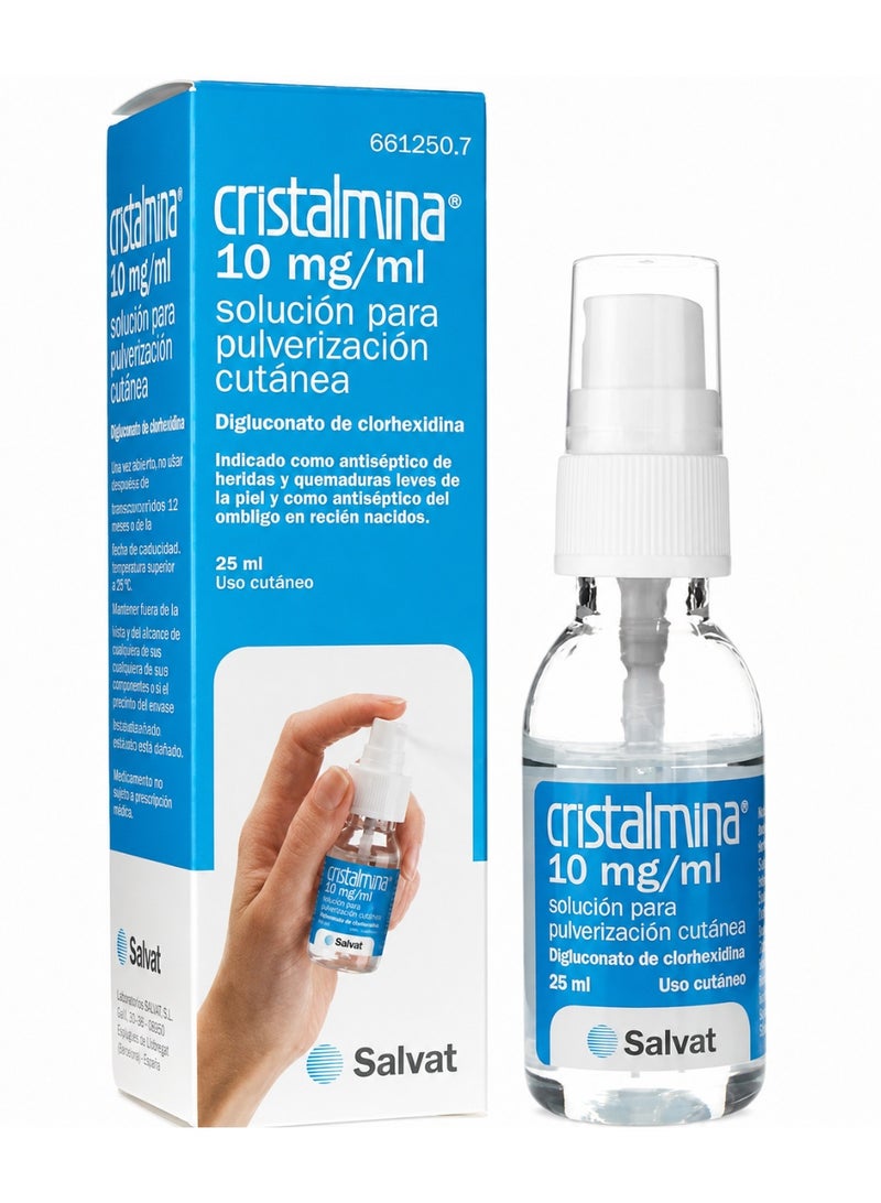 Cristalmina 10mg/ml Antiseptic Solution Spray 25ml