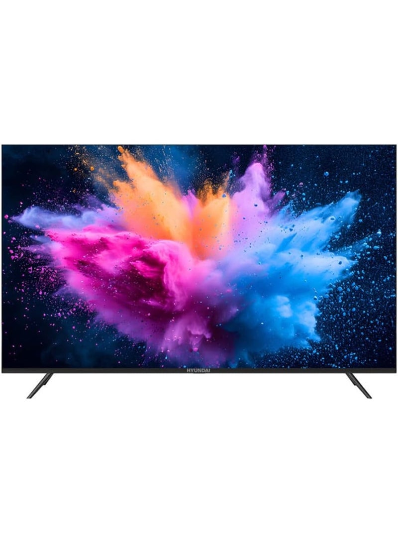 هيونداي تلفزيون هيونداي الذكي LED بدقة UHD 4K بدون إطار، مقاس 70 بوصة، مزود برسيفير مدمج، لون أسود - L70HYNDA650 - Image 1