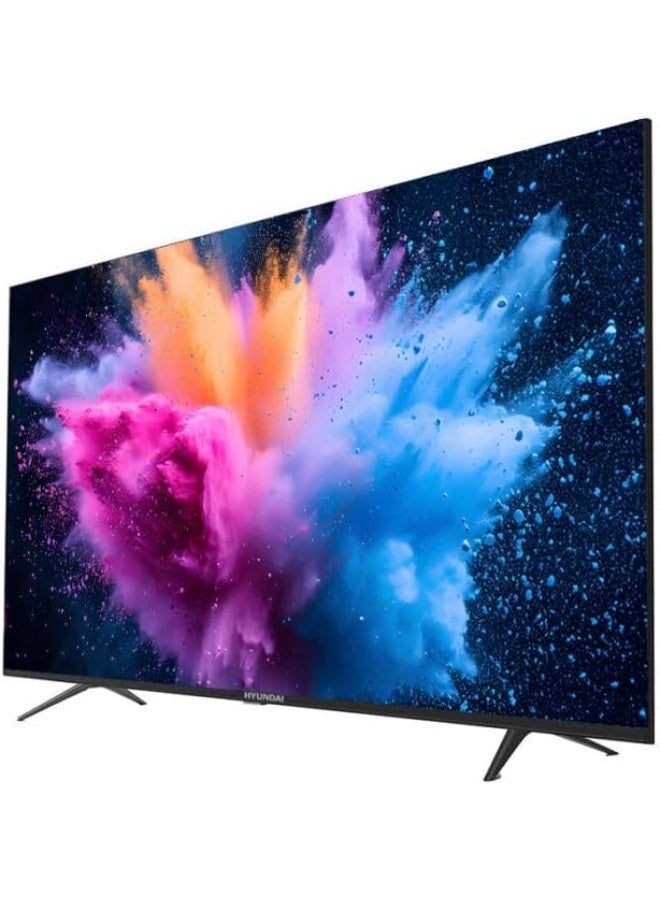 هيونداي تلفزيون هيونداي الذكي LED بدقة UHD 4K بدون إطار، مقاس 70 بوصة، مزود برسيفير مدمج، لون أسود - L70HYNDA650 - Image 4