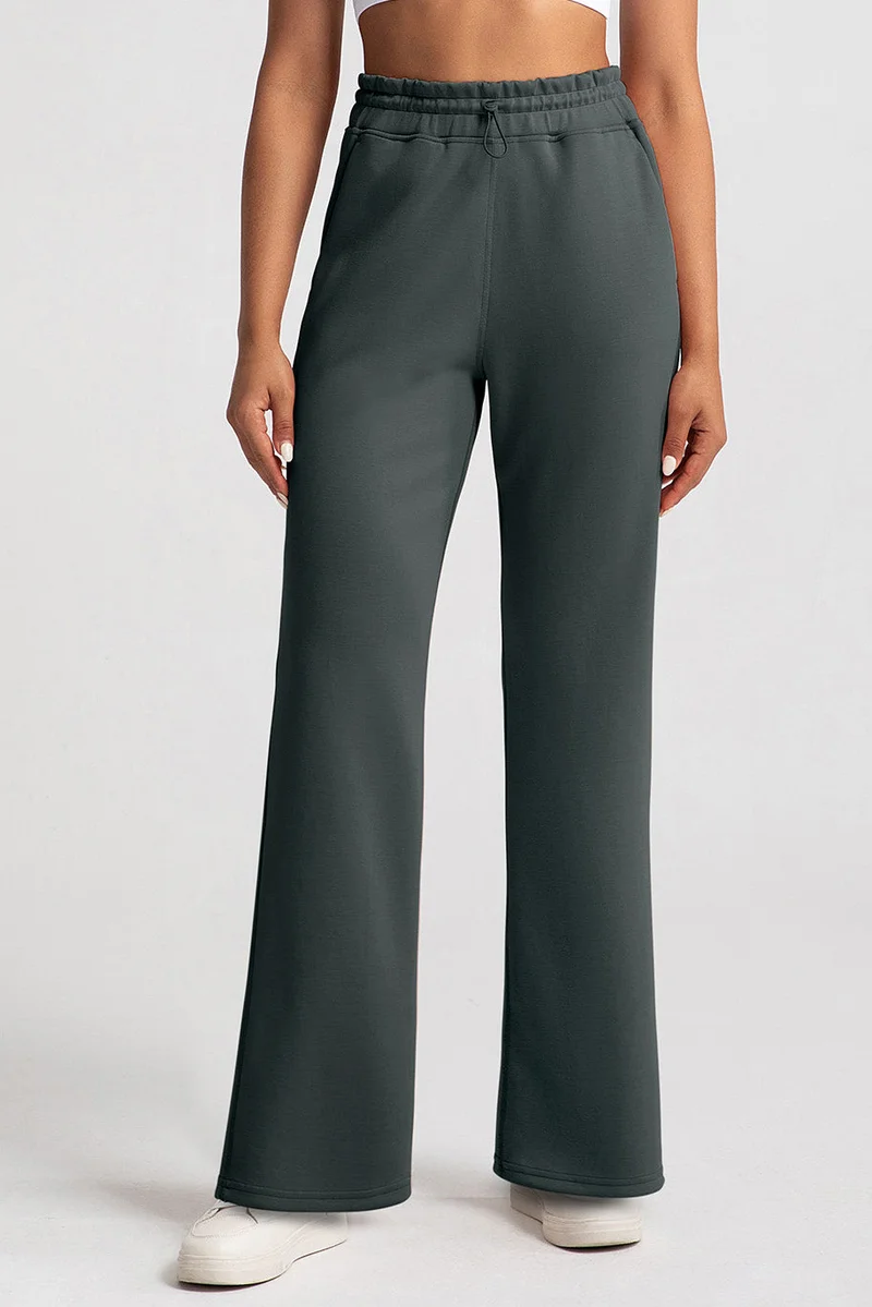 SVL Women's Modest Sweatpants with Pockets - Dark Gray - SVL