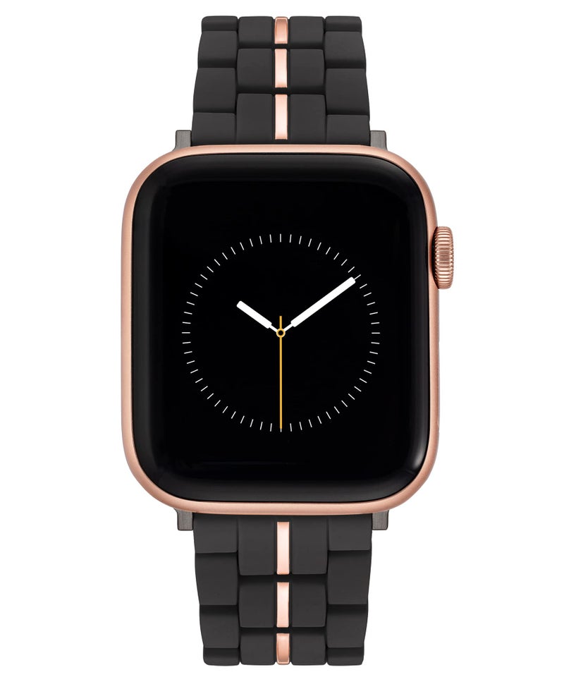 Nine West Fashion Rubberized Bracelet for Apple Watch Secure, Adjustable, Apple Watch Band Replacement, Fits Most Wrists - Image 1