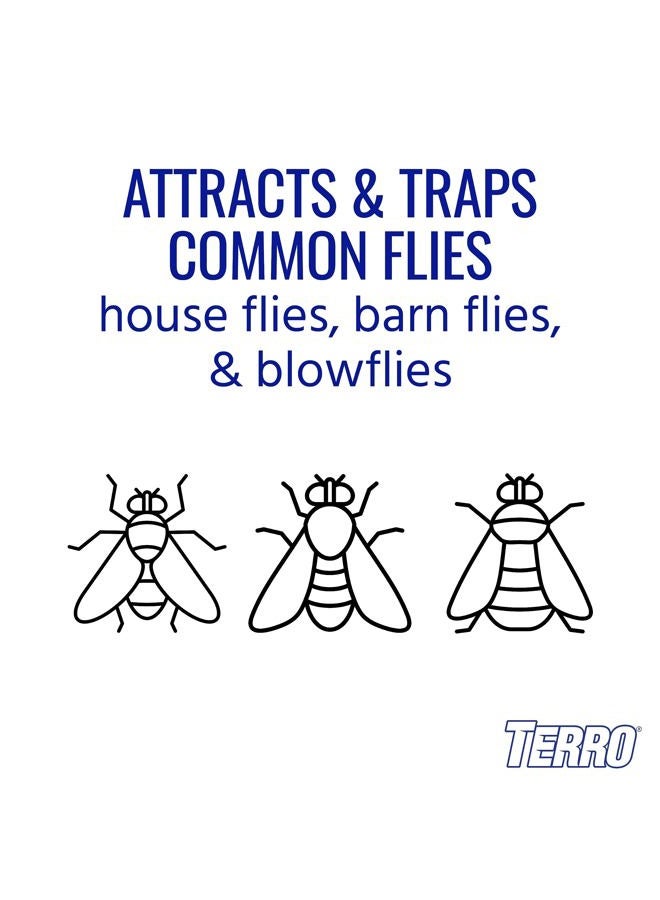 TERRO Fly Magnet Disposable Outdoor Fly Trap with Bait T524 - Image 2