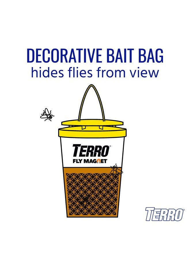 TERRO Fly Magnet Disposable Outdoor Fly Trap with Bait T524 - Image 5