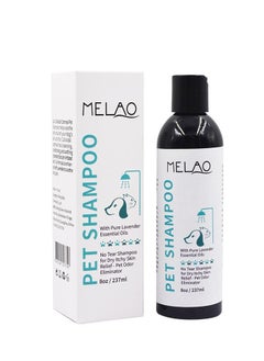 MELAO Pet dandruff cleaning shampoo white 237ml  - Image 1