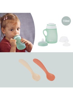 4 Piece Mealtime Set for 24 to 36 Months Blue - pzsku/ZAB50306BE77C54AD335EZ/45/_/1709874632/82b430ef-f36b-4008-a593-1678288e1d54