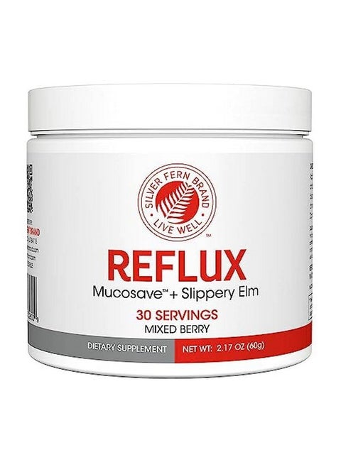 Reflux - Digestive Supplement - Each Tub = 30 Scoops = 30 Servings - Mucosal Support for Acid Issues - with Mucosave FG and Slippery Elm Bark (1 Tub)