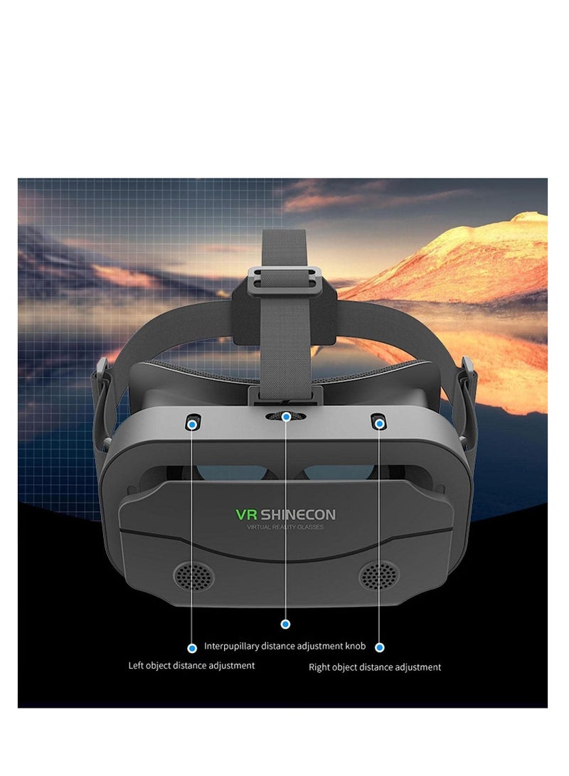 VR Headset 3D Glasses 3D Virtual Reality Glasses for Smartphone Virtual Reality VR Headset 3D Glasses Headset Helmets VR Glasses for TV Video Games Compatible with for iOS - Image 5
