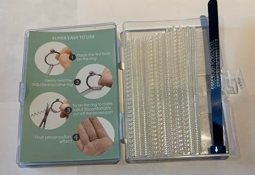 Kueroami Ring Size Adjuster for Loose Rings, 12 Pack 6 Sizes, Silicone Invisible Coil Wrap, Tightener for Women and Men (Clear) - Image 3