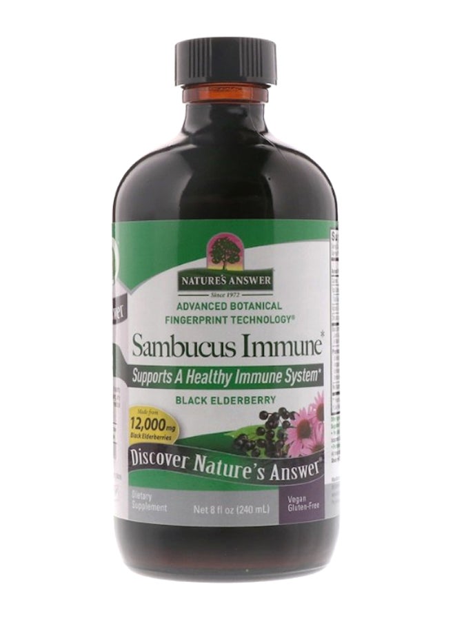 NATURE'S ANSWER Black Elderberry Sambucus Immune - Image 1