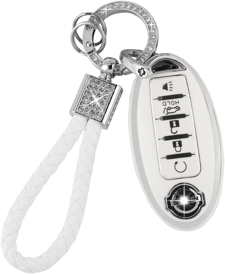 PIFOOG Bling Car Key Cover for Nissan 5 Buttons - Image 1