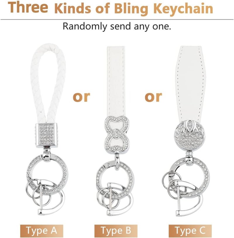 PIFOOG Bling Car Key Cover for Nissan 5 Buttons - Image 2