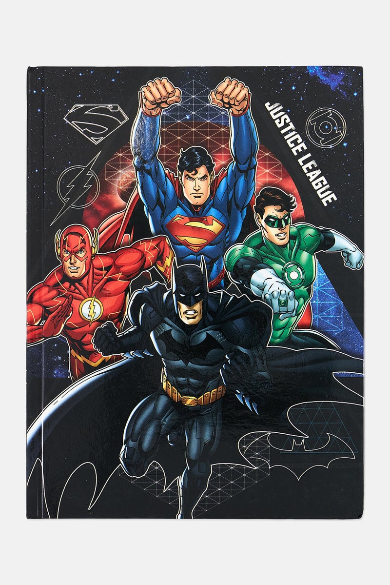 DC Comics Justice League Notebook, Black - Image 1