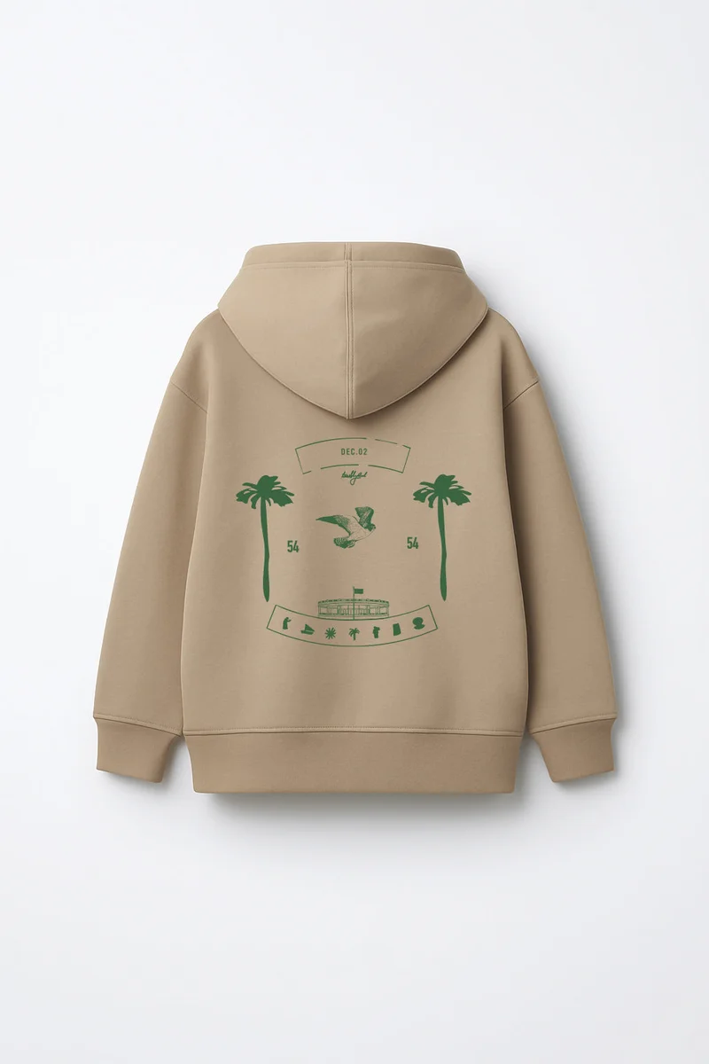 تيربلي ريل MINI Dec 2/1971 Beige Hoodie - 2025 EDITION.