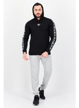 Reebok Men Sportswear Fit Long Sleeves Outdoor Hoodies, Black  - Image 4