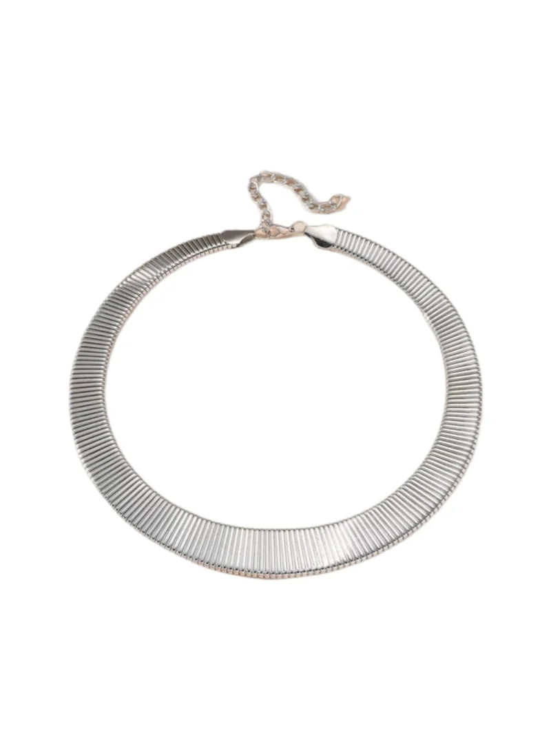 Statement necklace silver