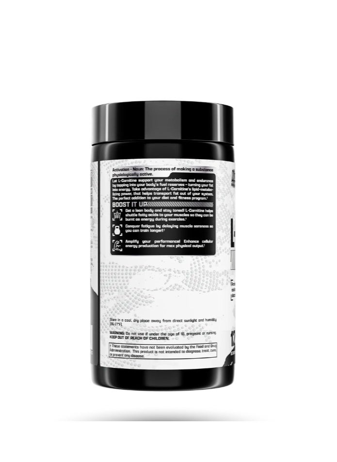 Nutrex Research Nutrex Research L-Carnitine 1000 mg 120 capsules  - Image 2