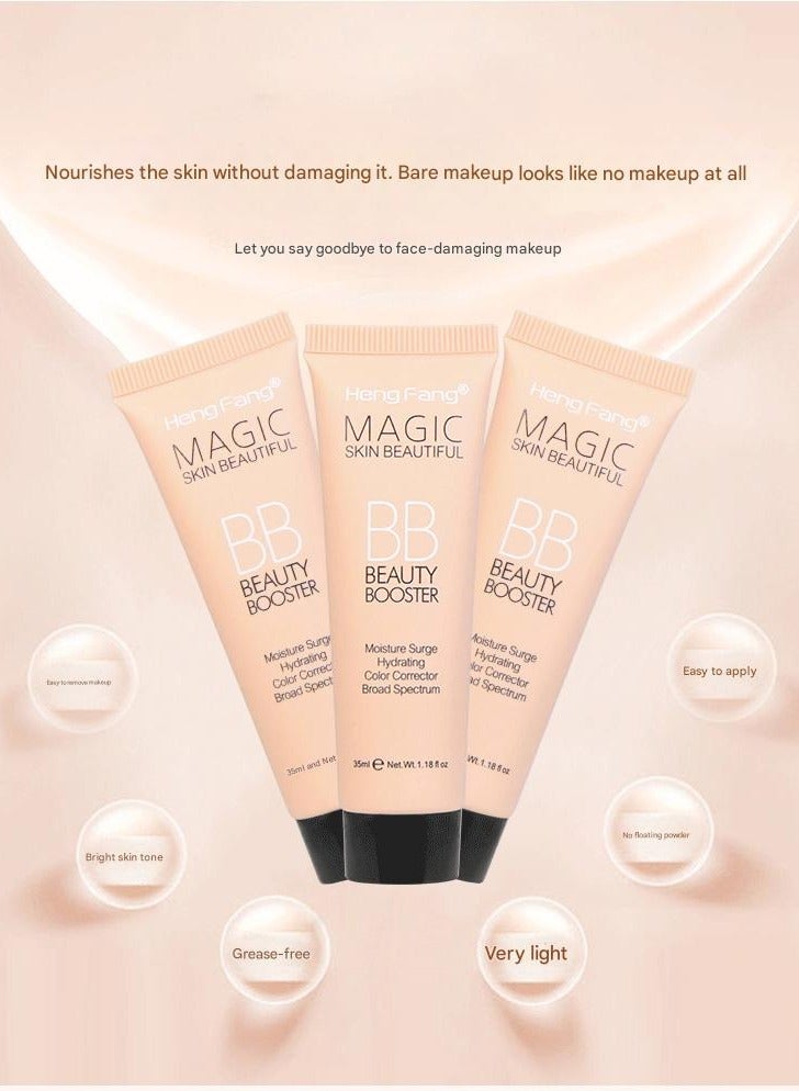Magic Hydrating BB Cream & Full-Coverage Concealer with Color-Correction, Tinted Moisturizer to Even Tone for All Skin Types (2pcs) - Image 2