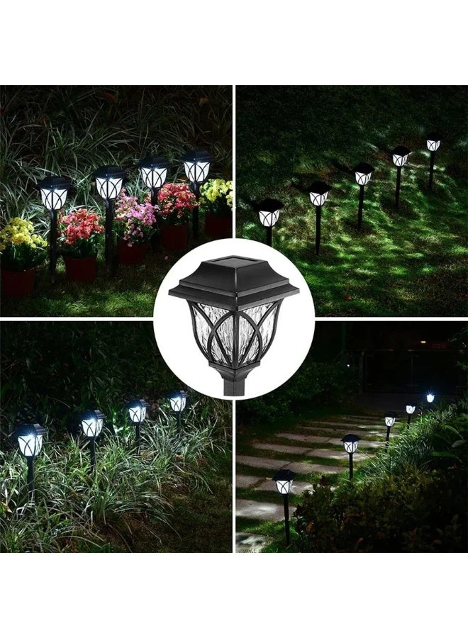 LED Solar Lawn Lights Outdoor, Waterproof Warm White Garden Path Lamp - 2 Pack - Image 5