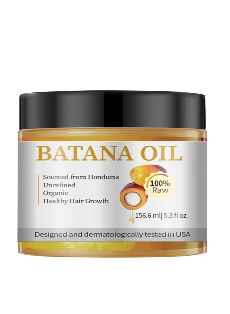 Oil Raw Batana Oil - 100% Natural & Organic Hair Growth Oil Solution for Men & Women, Raw, Unrefined, Enhances Thickness, Prevents Hair Loss - Image 1
