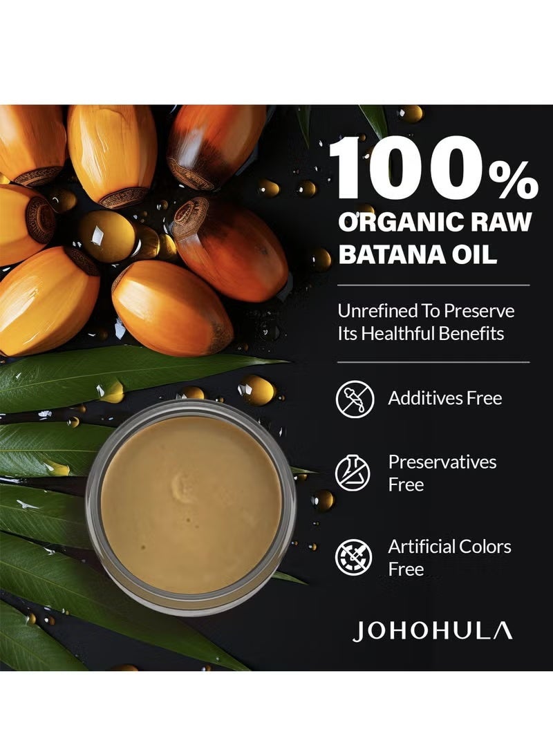 Oil Raw Batana Oil - 100% Natural & Organic Hair Growth Oil Solution for Men & Women, Raw, Unrefined, Enhances Thickness, Prevents Hair Loss - Image 3