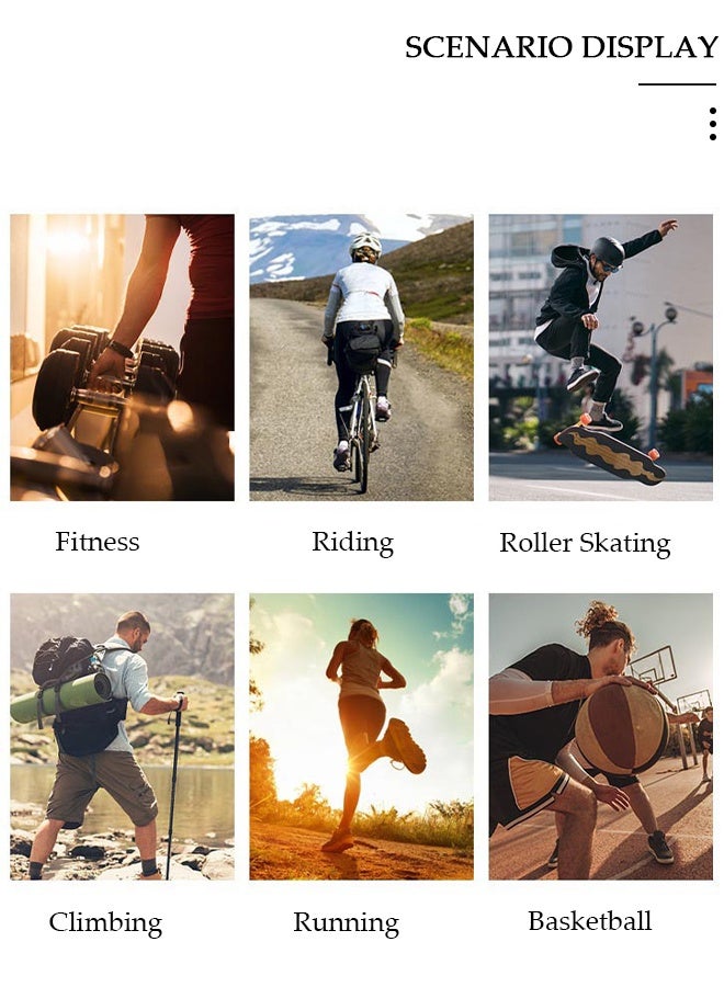 DUNISO 2 Piece Knee Pad Knee Brace with Side Stabilizers and Patella Gel Pads Adjustable Compression Knee Support Braces for Knee Pain Meniscus Tear ACL MCL Arthritis Joint Pain Relief Injury Recovery - Image 5