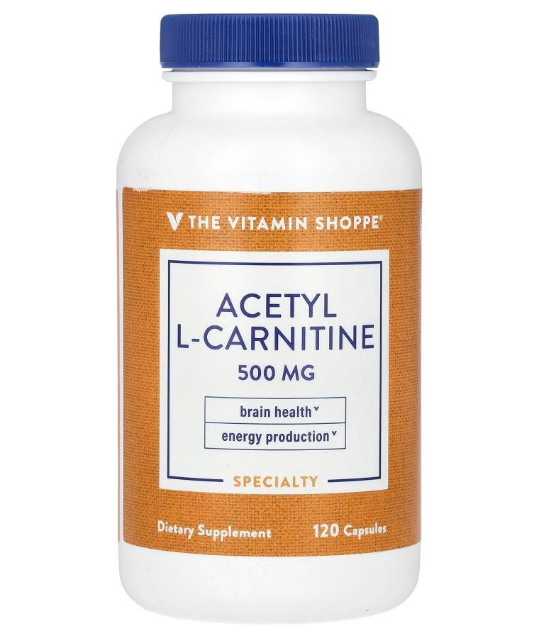 The Vitamin Shoppe Acetyl-L-Carnitine 500 mg 120 Capsules