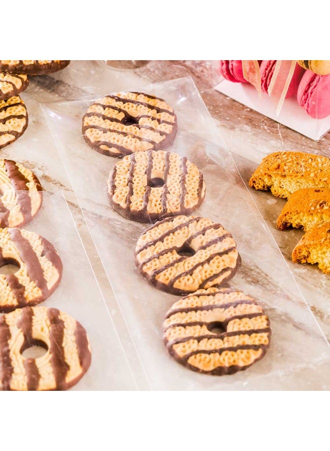 Restaurantware High Clarity Heat Sealable Bags, Heat Seal Food Bags, Snacks Bags, Candy Bags - No Flap - Clear - 3.75 x 10 Inch - 100ct Box - Bag Tek - Image 3