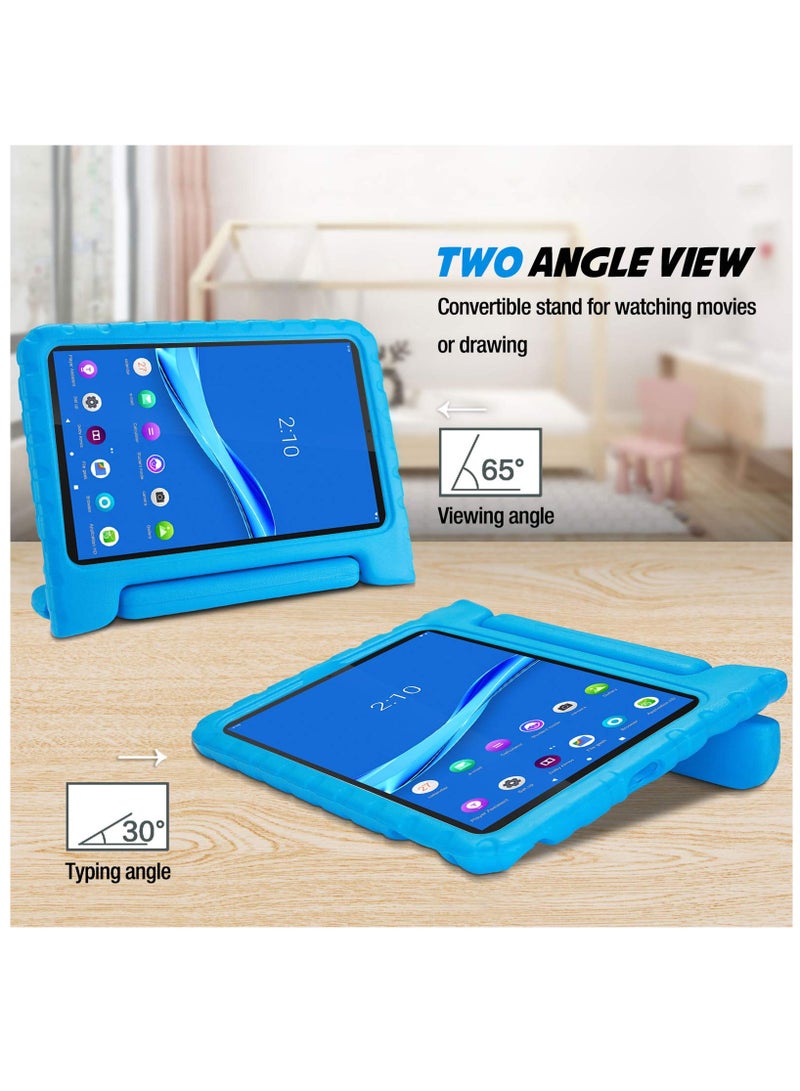 Procases Kids Case For Lenovo Tab K10 10.3 Inch 2021 M10 Fhd Plus 2020 2Nd Gen Shockproof Convertible Handle Stand Lightweight Kids Friendly Case For Tab K10 Tb X6C6L X6C6F M10 Plus Tb X606F –Blue - Image 4