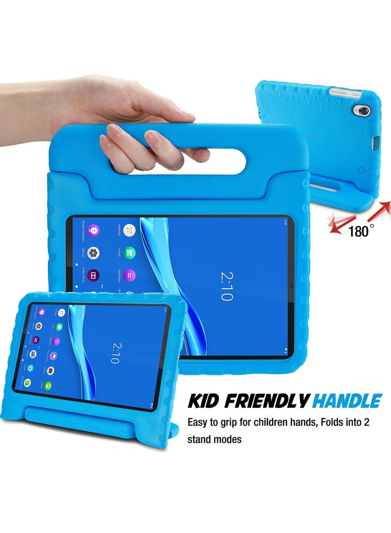 Procases Kids Case For Lenovo Tab K10 10.3 Inch 2021 M10 Fhd Plus 2020 2Nd Gen Shockproof Convertible Handle Stand Lightweight Kids Friendly Case For Tab K10 Tb X6C6L X6C6F M10 Plus Tb X606F –Blue - Image 5