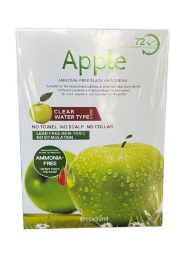 ابل  كريم صبغة شعر أسود خالي من الأمونيا من آبل 30 مل عبوتين - Image 3