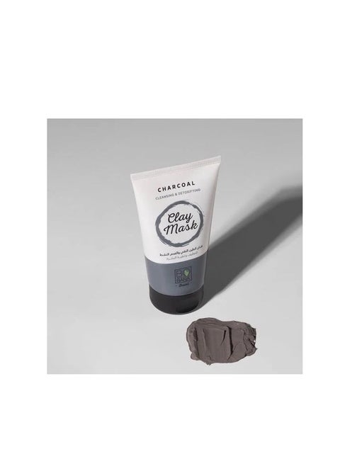 Charcoal cleansing & detoxifying clay mask 150gm