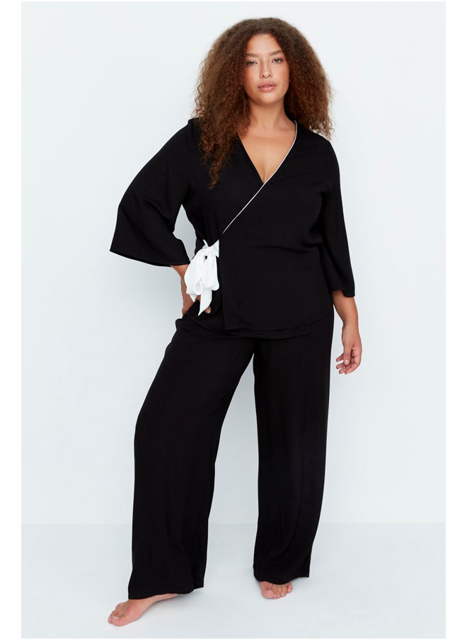 trendyol - Plain Plus Size Pajama Set - Image 1