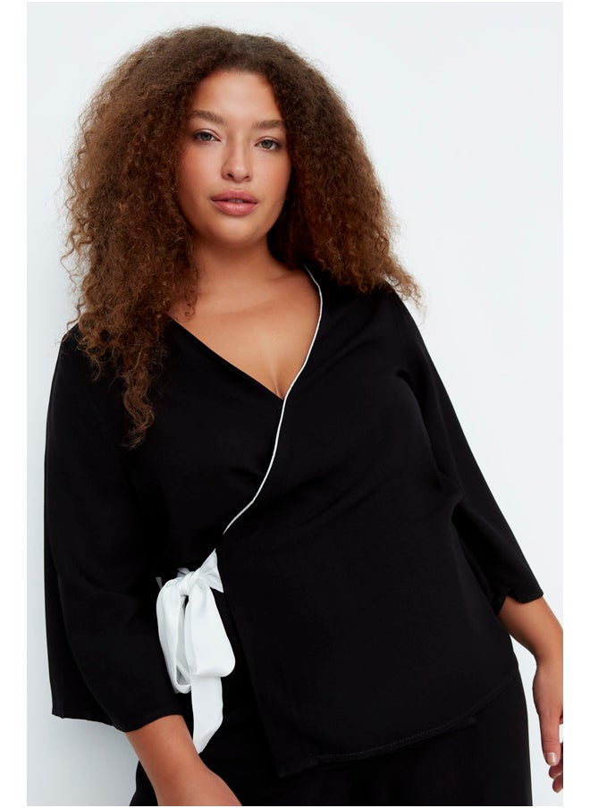 trendyol - Plain Plus Size Pajama Set - Image 1