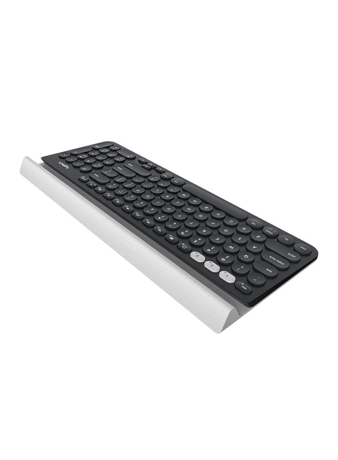 Logitech K780 Multi-device Bluetooth + Unifying Dual Mode Wireless Keyboard with Stand (Black)