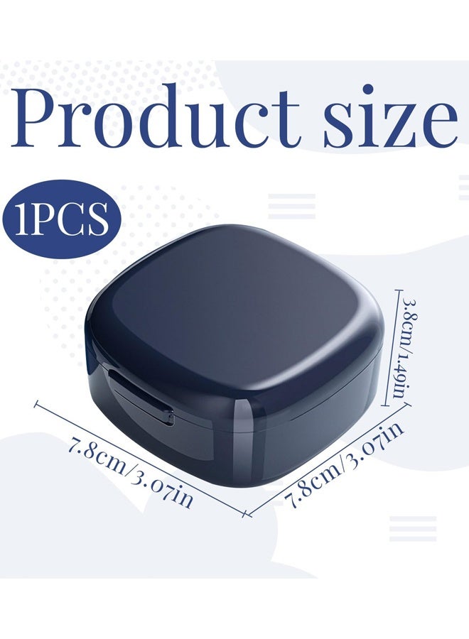 Portable False Teeth Container, Braces Box With Strainer For Soaking/Cleaning, Denture Case For Cleaning, Travel-Friendly Design - Image 2