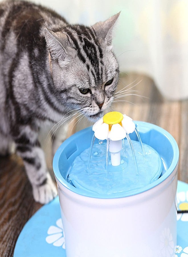 DPWOUM White Pet Water Fountain Nozzle Replacement Yellow Flower for Head for Cat Fountain Automatic Drinking Water Dispenser pet Water Fountain Attachment for Cats, Dogs, Multiple Pets Cat Fountains - Image 4
